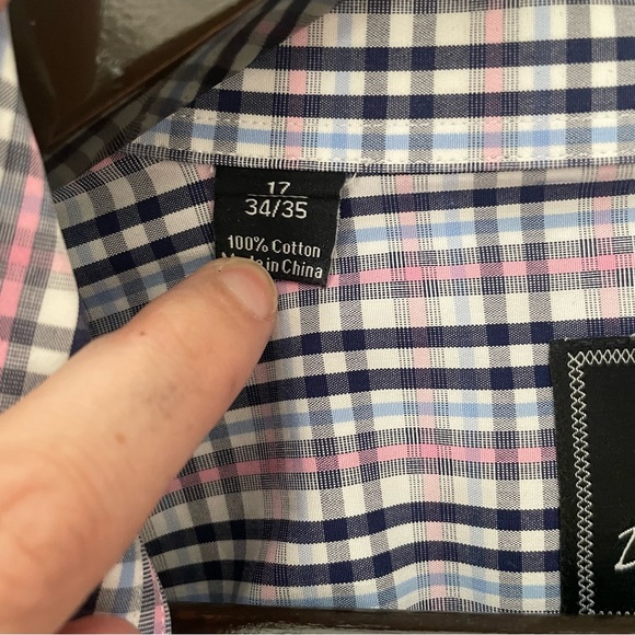 David Donahue Button Up Shirt -Trim fit - Picture 5 of 6